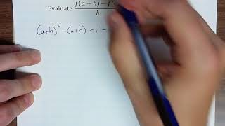 College Algebra Difference Quotient Example 3