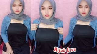 BIGO LIVE HIJAB CANTIK PAMER BAJU BARU