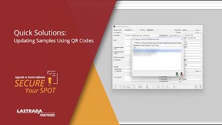 Quick Solutions: Updating Samples Using QR Codes