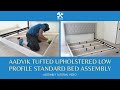 Aadvik Tufted Upholstered Standard Bed Assembly | How to Assemble A Standard Bed (Step By Step)