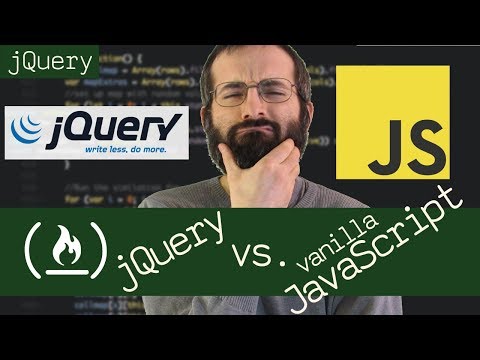 jQuery vs vanilla JavaScript - Beau teaches JavaScript jQuery vs vanilla JavaScript - Beau teaches JavaScript