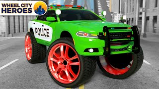 The Police Car Drank Magic Potion and Turned into a Monster   Wheel City Heroes