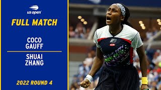 Coco Gauff vs. Shuai Zhang Full Match | 2022 US Open Round 4
