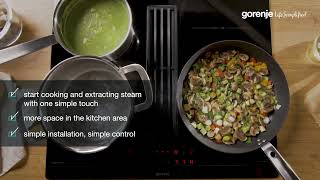 How it works • Gorenje new OmniFlex Hood-in-Hob 2in1