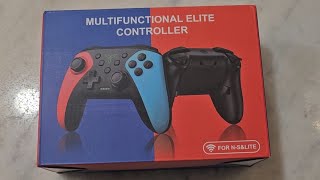 Elisween Wireless Nintendo Switch Pro Controller Unboxing!