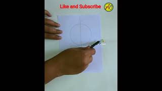 How to draw an oval | How to make a perfect oval | Oval #shorts #tricks #tricksshorts #monika rajput