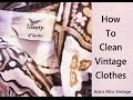 How To Wash Vintage Clothes