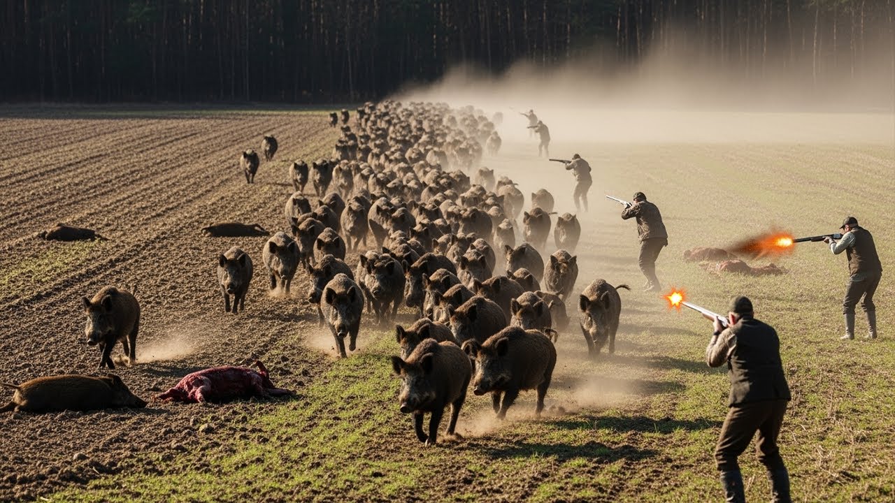 Top 179 Wild Hog Hunts Best Footage Farmers And Hunters Deal With