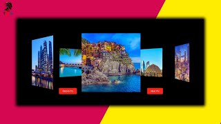 Stunning 3D Image Gallery Made Easy with HTML CSS \u0026 JavaScript!