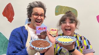 Reviewing Jell-O Boxed Pudding with Link Neal! (Pudding Taste Test) | Sporked