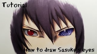 Speed Drawing Sasuke Uchiha Dibujo De Sasuke Paint Tool Sai