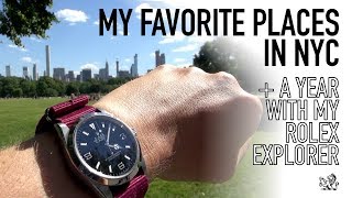 A Year With My Favorite Rolex Watch & Best Free Places To Visit In NYC - Explorer 114270