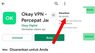 OKAY VPN, APLIKASI BISA DAPAT SALDO E-WALLET DANA, GOPAY DAN OVO