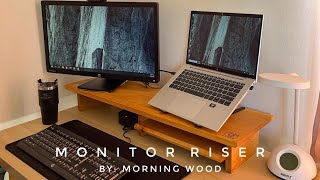 How to Make a Monitor Riser with Shelf