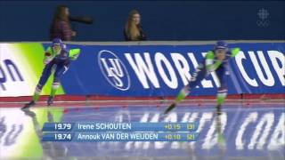 Irene Schouten (dutch pairing) - Women`s 3000m - ISU Speed skating World Cup Calgary