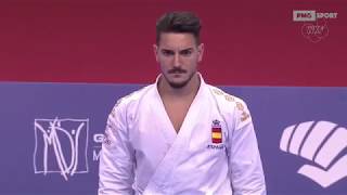 Damien Quintero (Spain) Vs Antonio Diaz (Venezuela) - WKF Karate 1 World Premier League 2018 Paris