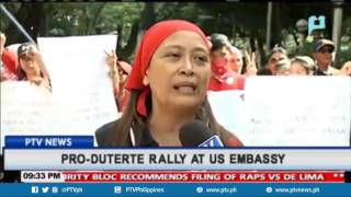 Pro-Duterte rally at US Embassy