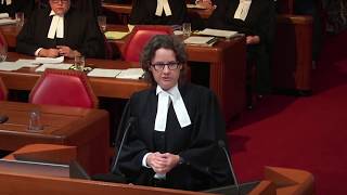 Pam MacEachern appearing before the Supreme Court of Canada