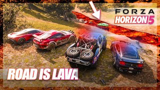 Forza Horizon 5 - The Road is Lava vs HUNTERS #2