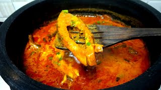 மீன் குழம்பு ஒரு முறை இப்படி செய்ங்க/meen kulambu/fish gravy/fish curry/village meen kulambu/fish