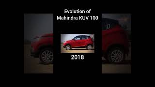 evolution of Mahindra KUV 100 (2016~2023) #viral