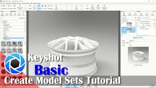 Create Multiple Model Sets Tutorial In Keyshot For Beginner