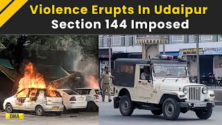 Udaipur Violence: Communal Tension In Udaipur, Vehicles Set On Fire, Section 144 Imposed In City