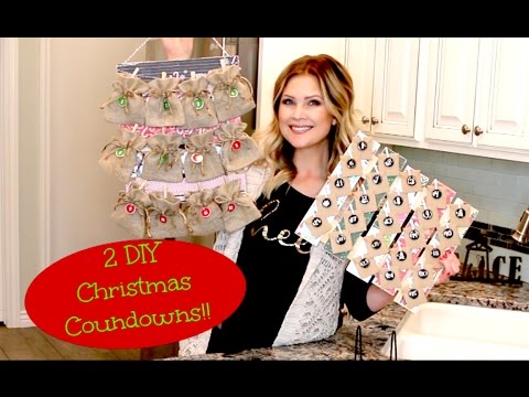 2 Diy Christmas Countdowns Youtube