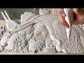 Learn Relief Work Art - Filling Feathers