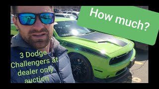 Heres how much 3 Dodge Challengers are at Auction
