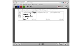 Geometry Ch3 Performance Task Tips