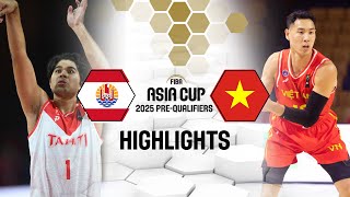 Tahiti vs Vietnam | Basketball Highlights | FIBA Asia Cup 2025 Pre-Qualifiers