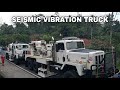 GETARANNYA SEPERTI ADA GEMPA || Seismic Vibrator Truck Melintas di Jl. Raya Ciamis-Cirebon