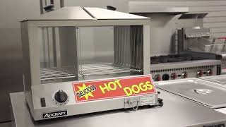 Adcraft Hot Dog Steamer and Warmer | Hot Dog Steamer Machine | Best Hot Dog Steamer and Bun Warmer