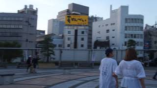 朝の高松駅