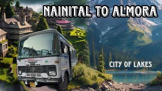 Nainital  to almora by bus | उत्तराखंड का खूबसूरत गाँव । Utc Bus vlog hindi 🍀😃