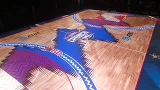 NBA UNVEILS STATE-OF-THE-ART LED COURT FOR ALL-STAR 2024 EVENTS TAKING PLACE AT LUCAS OIL STADIUM