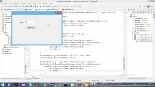 delete data jframe