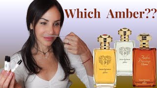 A Comparison between Maitre Parfumeur et Gantier's Ambre Prècieux, Ambre Ultime and Ambe Mythique !!