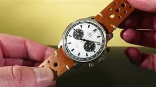 EMG DL63 Chronograph Watch Review - Panda Style Mechanical Chrono