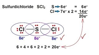 Chemistry - Chemical Bonding (9 of 35) Lewis Structures - Sulfur Dichloride, SCl2