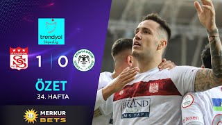 Merkur-Sports | Sivasspor (1-0) Konyaspor - Highlights/Özet | Trendyol Süper Lig - 2023/24