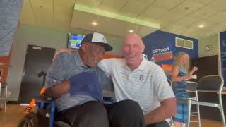 1984 Detroit Tigers stars Chet Lemon, Alan Trammell reunite at Comerica Park