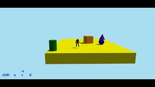 Three js Basic character controller with rapier 3d physics engine