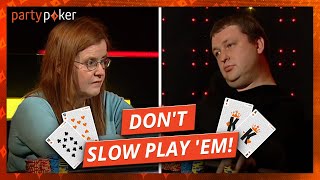 #76 - Don't Slow Play 'Em! | Top 100 Greatest Poker Moments | partypoker
