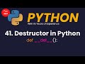Destructor in Python | __del__()