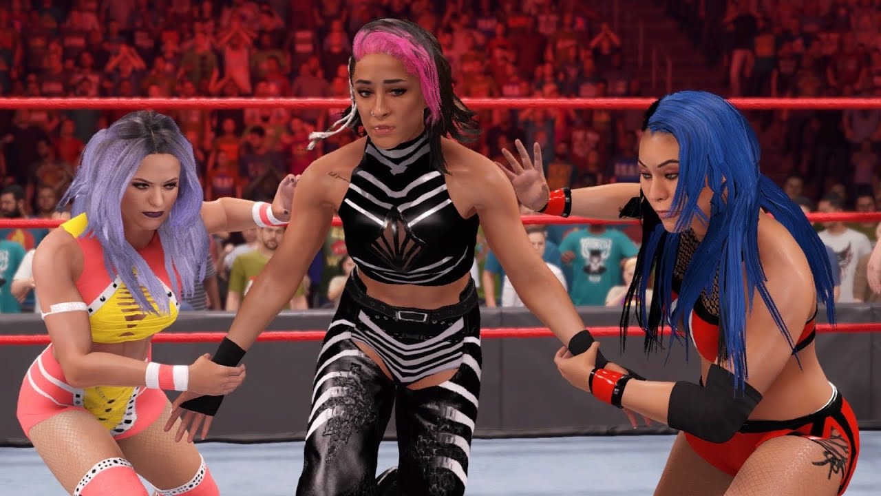 WWE 2K22 - CANDICE LERAE & MIA YIM VS DAMAGE CTRL | RAW - YouTube