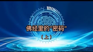 佛经经里的密码（上）佛￼经义深，非实证难以彻解，故人们常把指月的手指当月亮￼，错将谜面当￼谜底…本集授你正解佛经的钥匙，破译经文中密码… #密码￼ #钥匙 #正解佛智￼