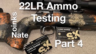 22LR Ammo Test Part 4: SK Long Range Match #czusa #22lr #targetshooting #ammunition #sk