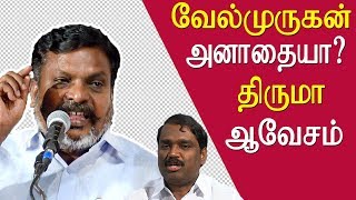 tamil news Velmurugan arrest thiruma warns the government tamil news live, tamil live news, redpix